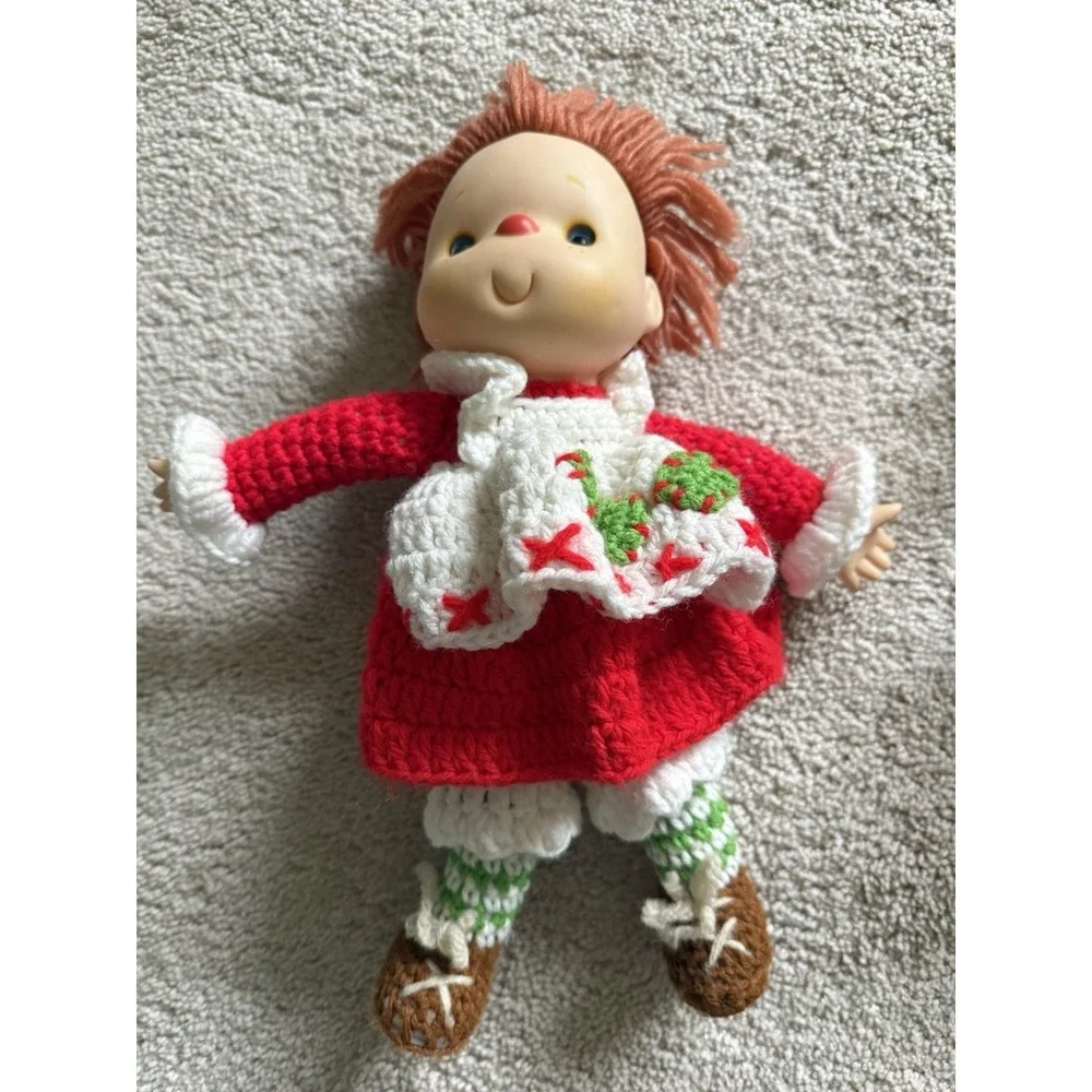 Vintage‎ Strawberry Shortcake and Blueberry Muffin Crocheted Dolls